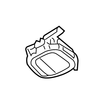 Chrysler 68318293AA Puddle Lamp