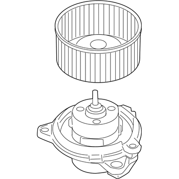 Ram 5161007AB Blower Motor