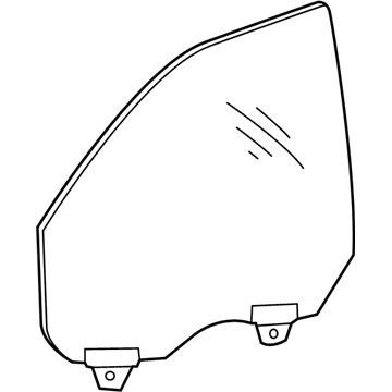 Chrysler 68104918AA Door Glass