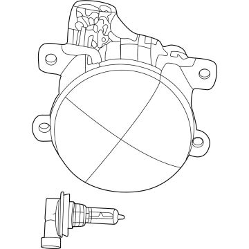Ram 68202187AA Fog Lamp Assembly