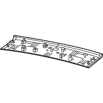 Jeep 6XP42TX7AE Rear Trim