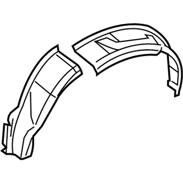 Chrysler 5103034AB Outer Wheelhouse