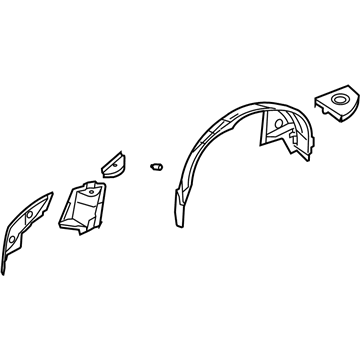 Chrysler 5099570AA Inner Wheelhouse