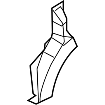 Dodge 4894717AA Lower Pillar Reinforcement