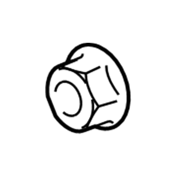 Dodge 6036433AA Wheel Nut