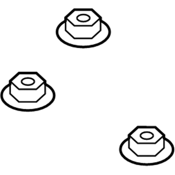 Dodge 6506152AA Strut Mount Nut