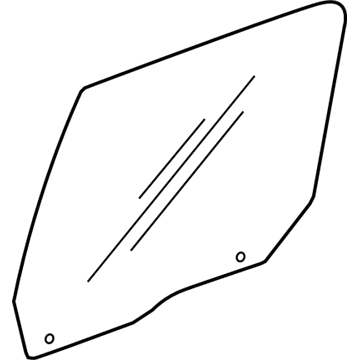 Ram 55112402AB Door Glass