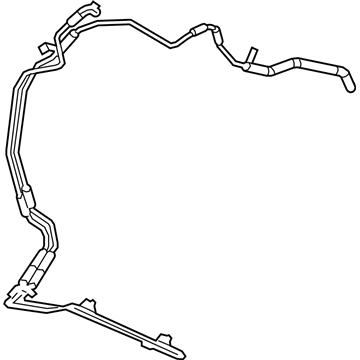 Mopar 68304252AC Power Steering Cooler Tube, Front Mopar 68304252AC Power Steering Cooler Tube, Front