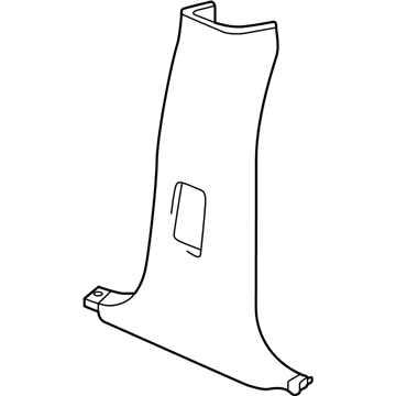 Mopar LK54WL5AC Center Pillar Trim, Mist Gray/Taupe, Lower Passenger Side Mopar LK54WL5AC Center Pillar Trim, Mist Gray/Taupe, Lower Passenger Side