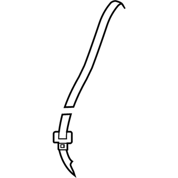 Chrysler 5HP93BD5AF Center Seat Belt