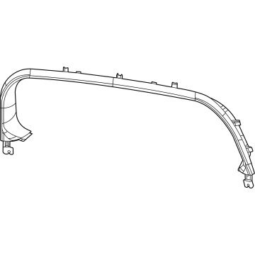 Jeep 7RP25TX7AB Upper Trim