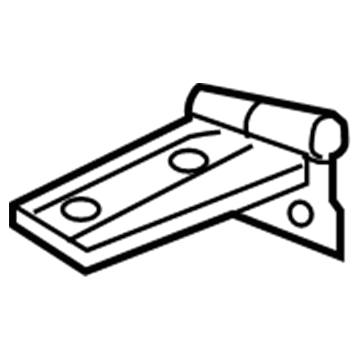 Jeep Hood Hinge - 55395396AG