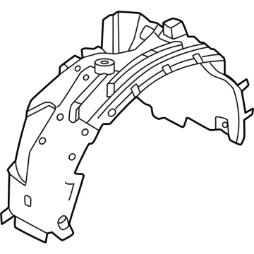 Dodge 68617703AA Fender Liner