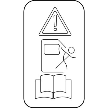 Dodge 68202403AA Warning Label