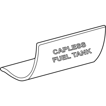 Dodge 57008463AA Fuel Label