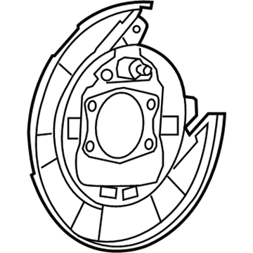 Dodge 68001747AD Backing Plate