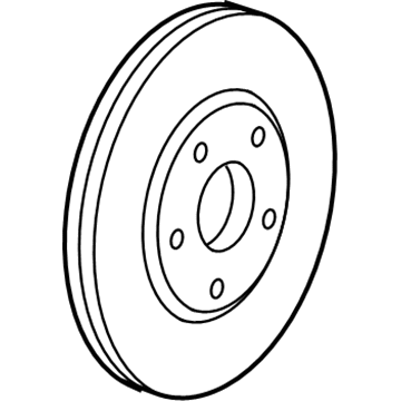 Dodge 5105515AA Rotor - Brake