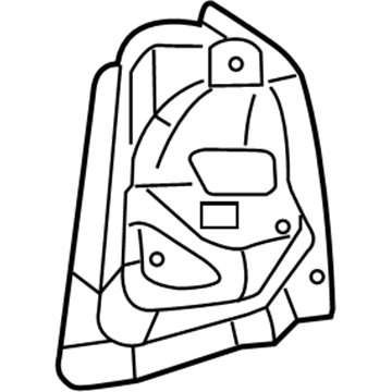Chrysler 5065146AE Tail Lamp Pocket