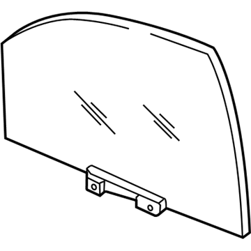 Jeep 55394254AC Door Glass