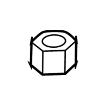 Dodge 6505623AA Outer Tie Rod Nut