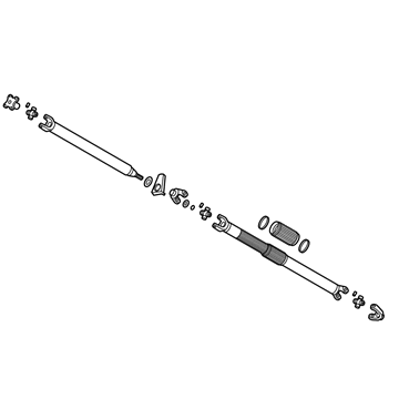 Mopar 68503544AC Shaft - Drive 68503544AC Mopar Shaft - Drive Illustration 1 of 1