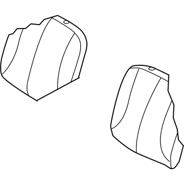 Dodge 1EY901D5AA Seat Back Cover