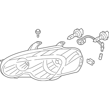 Chrysler MN133281 Headlamp Assembly