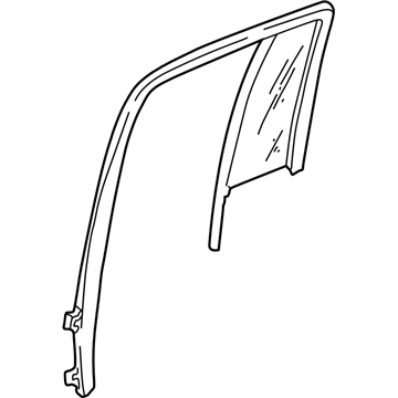 Jeep 55360960AD Fixed Glass