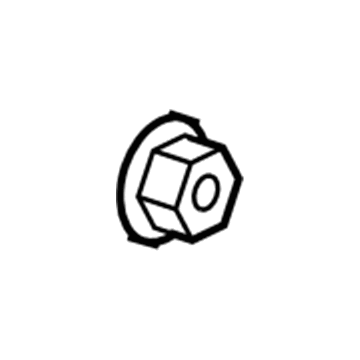 Jeep 68048466AA Rotor Lock Nut