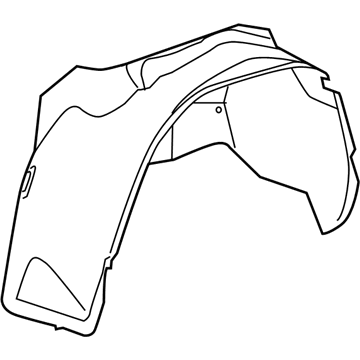 Mopar 4857647AH Fender Liner, Front Driver Side Mopar 4857647AH Fender Liner, Front Driver Side