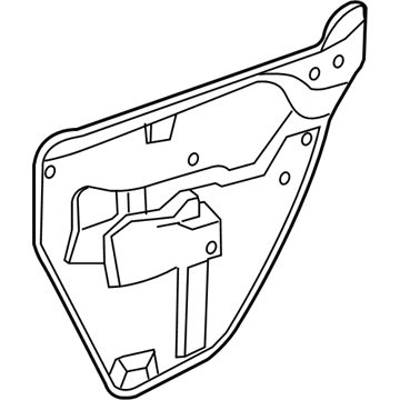 Dodge 68032408AA Water Shield