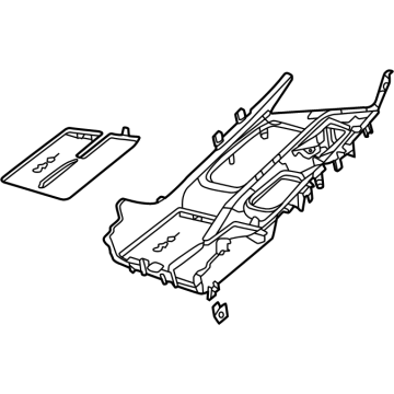 Dodge 7LU62TX7AB Trim Plate