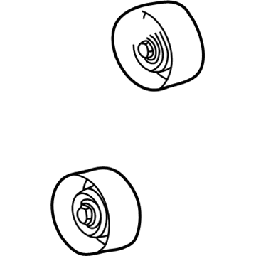 Jeep A/C Idler Pulley - 53034002AA