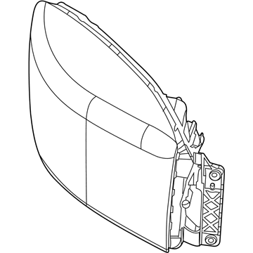 Ram 68001484AI Headlamp Assembly