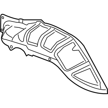 Jeep 55394459AF Inner Wheelhouse