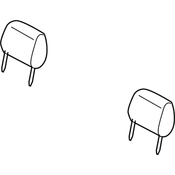 Dodge 1ER721D5AA Headrest - Front