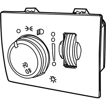 Dodge 68072001AD Headlamp Switch