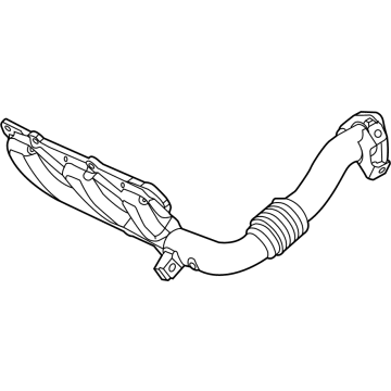 Jeep Wrangler Exhaust Manifold - 68490097AA