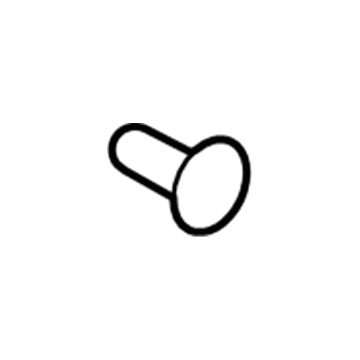 Dodge 1AR96DX9AA Rear Molding Rivet