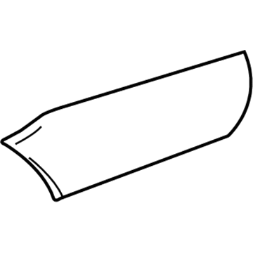 Dodge 1RQ09P01AA Rear Molding