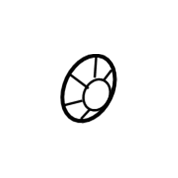 Mopar 68068316AA Rear Molding Retainer, Driver Side