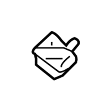 Dodge 68014789AA Rear Molding Clip