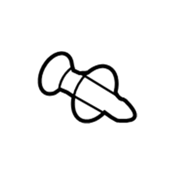 Jeep 68241251AA Wheel Opening Molding Retainer Clip