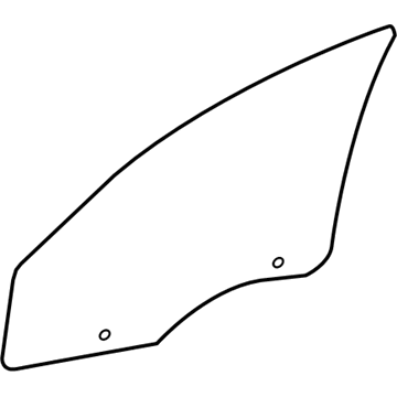 Chrysler 5074556AC Door Glass