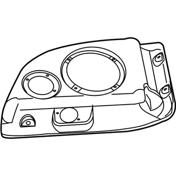 Jeep 5HU98DX9AI Speaker Housing