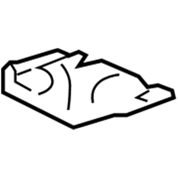 Dodge 5291370AA Instrument Panel Speaker Bracket