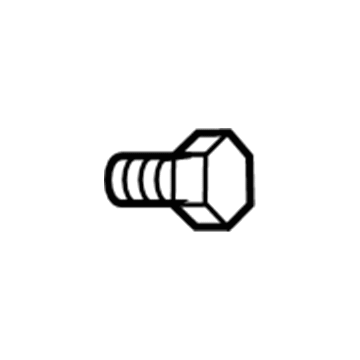 Dodge 5080637AA Center Buckle Bolt