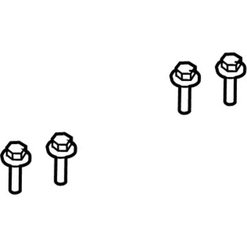 Jeep 5143440AA Outer Bracket Bolt