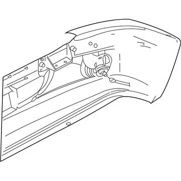 Dodge 5083107AA Bumper Cover