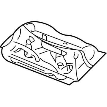 Dodge 55076597AE License Mount